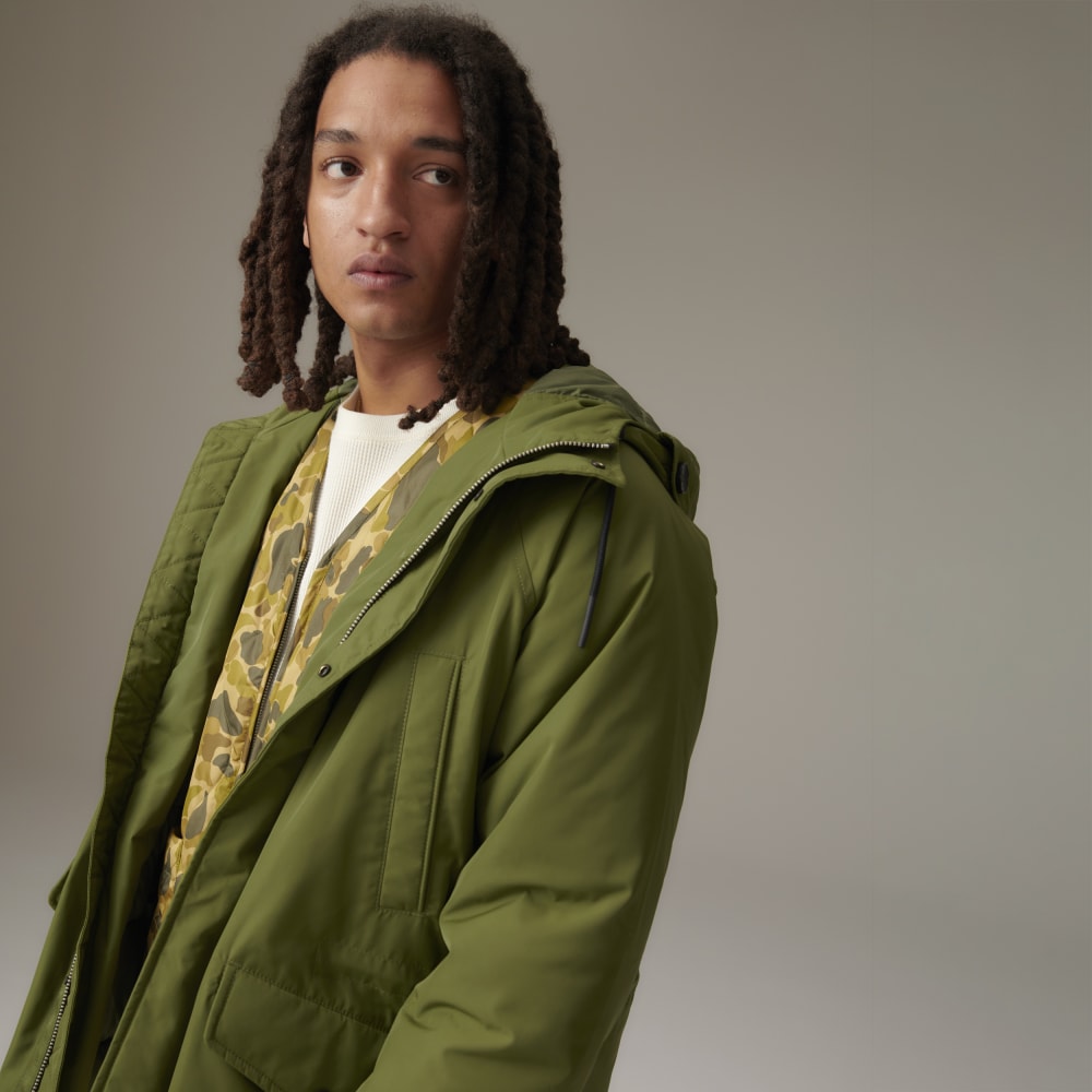 The ReNew Long Parka | Moss