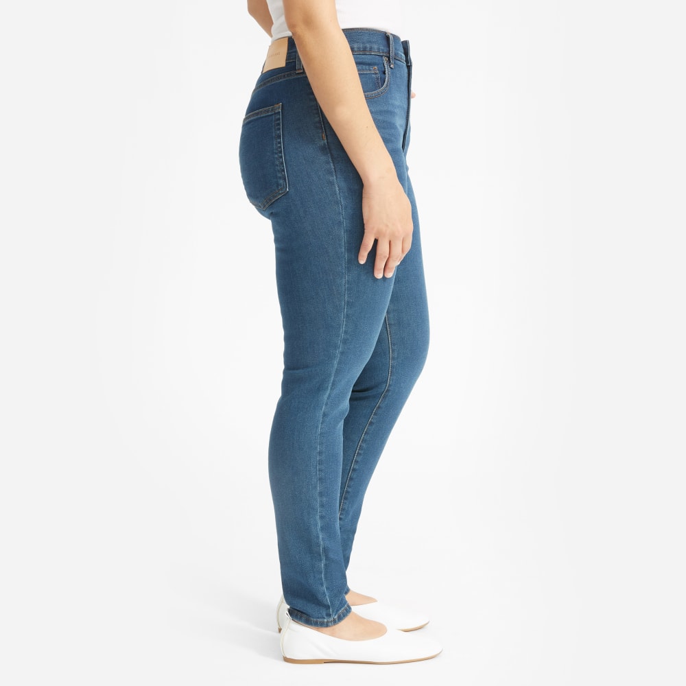 The Authentic Stretch High-Rise Skinny | Mid Blue | 28.5" Inseam