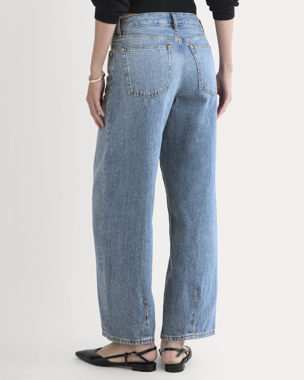 Loose Curve Jean | Tungsten Bright