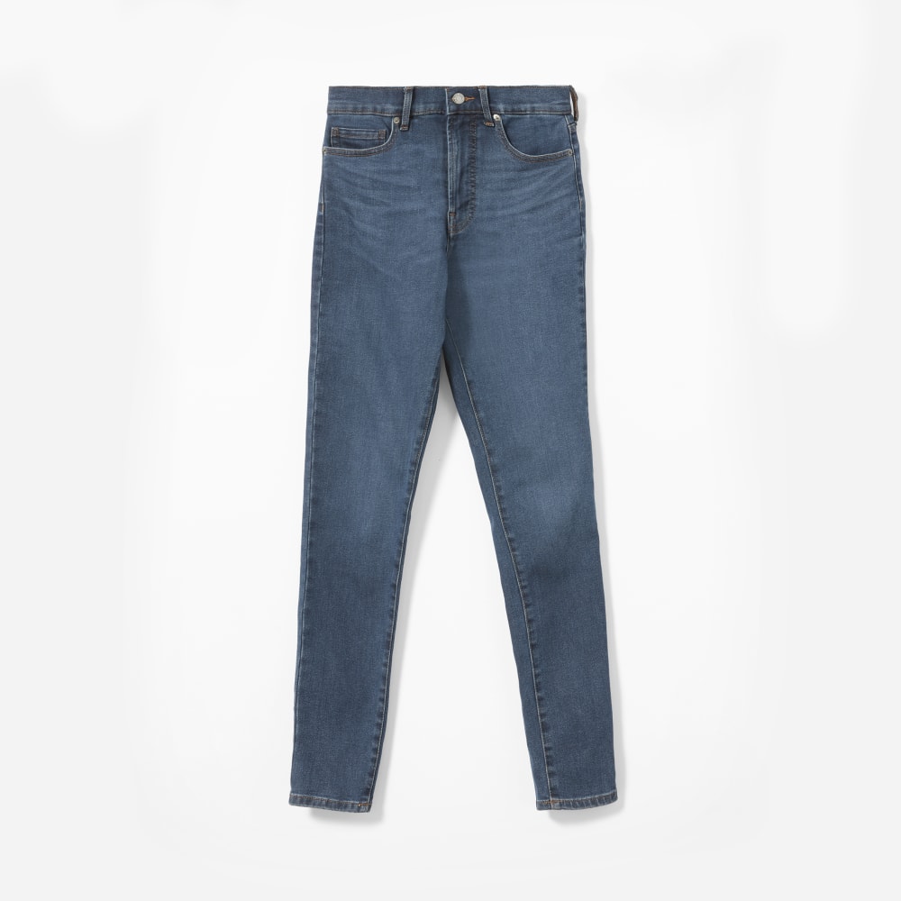 The Authentic Stretch High-Rise Skinny | Mid Blue | 28.5" Inseam
