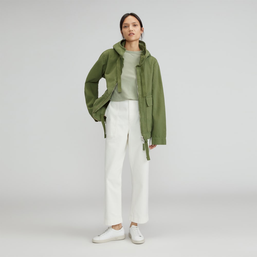 The Canvas Organic Cotton Anorak | Forest Green