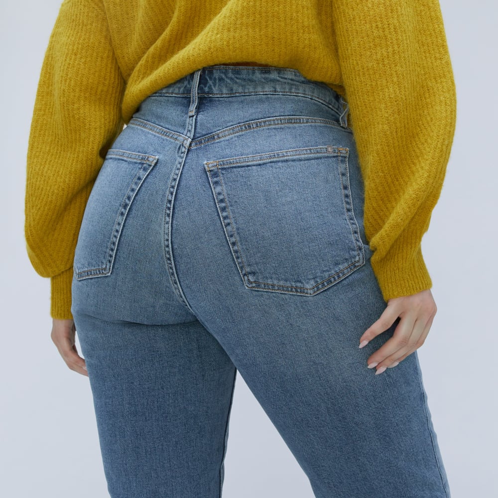 The Cheeky Hourglass Jean | Worn-In Mid Blue | 28.5" Inseam