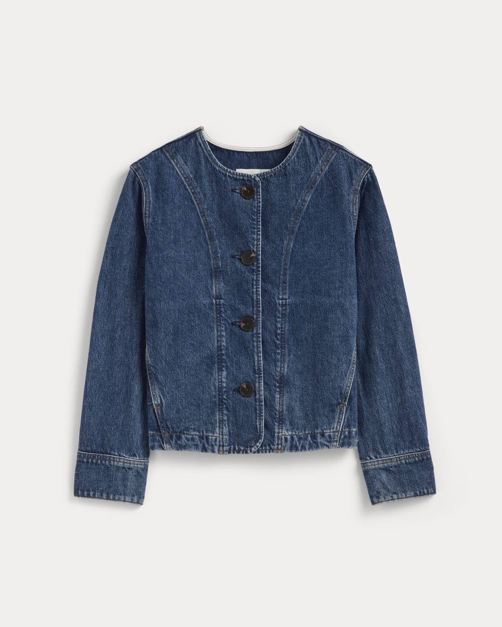 The Denim Barrel Jacket | Deep Atlantic