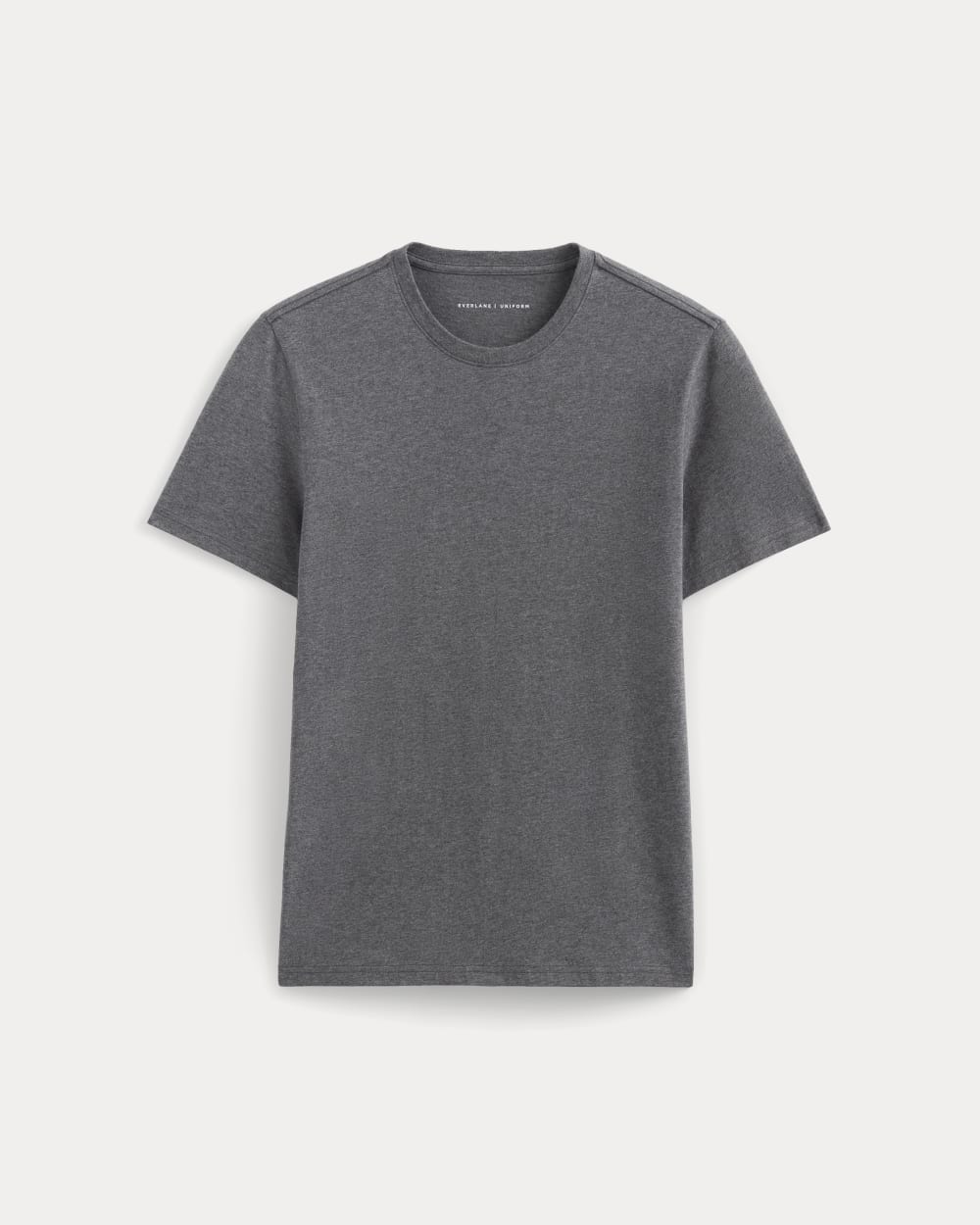 The Essential Organic Crew | Heathered Charcoal