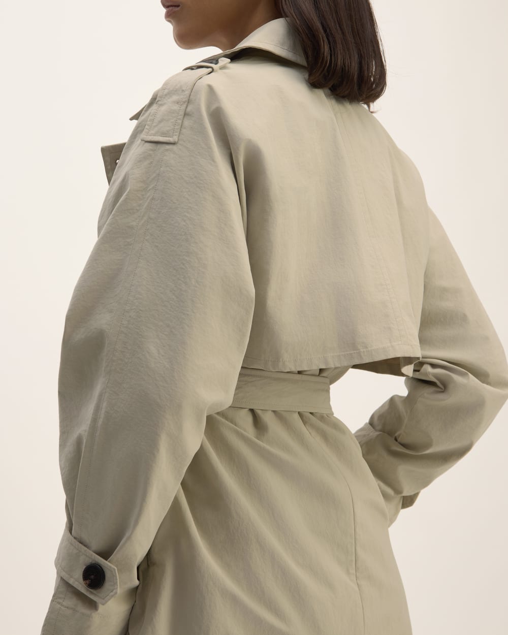 The ReNew Long Trench Coat | Trench Coat Khaki
