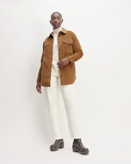 The Corduroy Oversized Shirt Jacket | Toasted Coconut