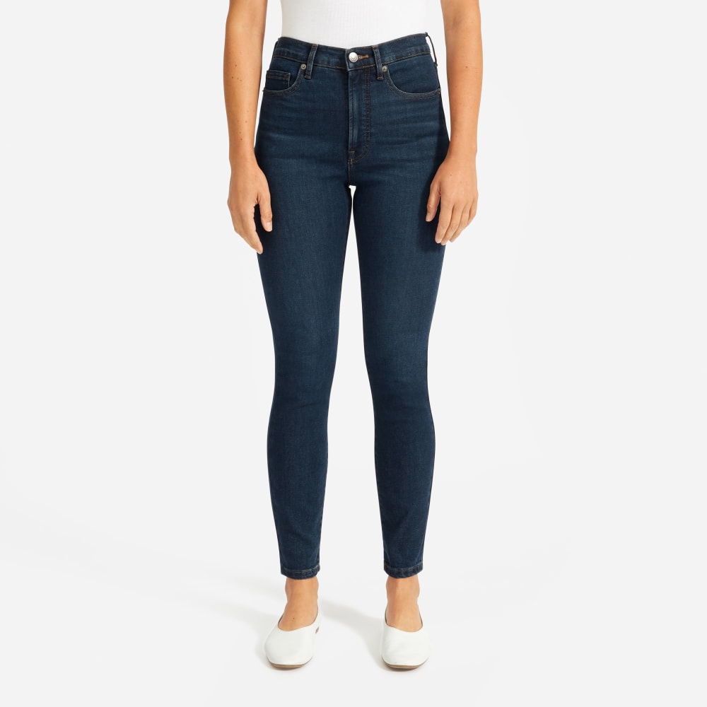 The Authentic Stretch High-Rise Skinny | Deep Indigo | 26.5" Inseam