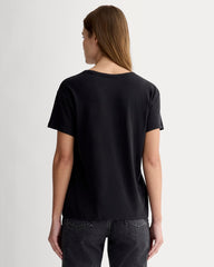 The Air Scoop-Neck Tee | Black