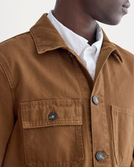 The Denim Utility Jacket | Neutral Toffee