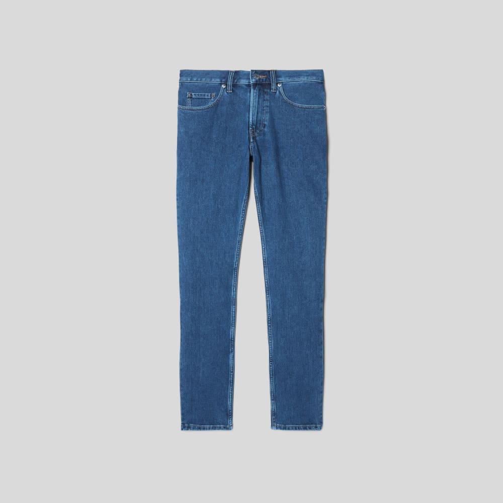 The Slim 4-Way Stretch Organic Jean | Uniform  | Marine