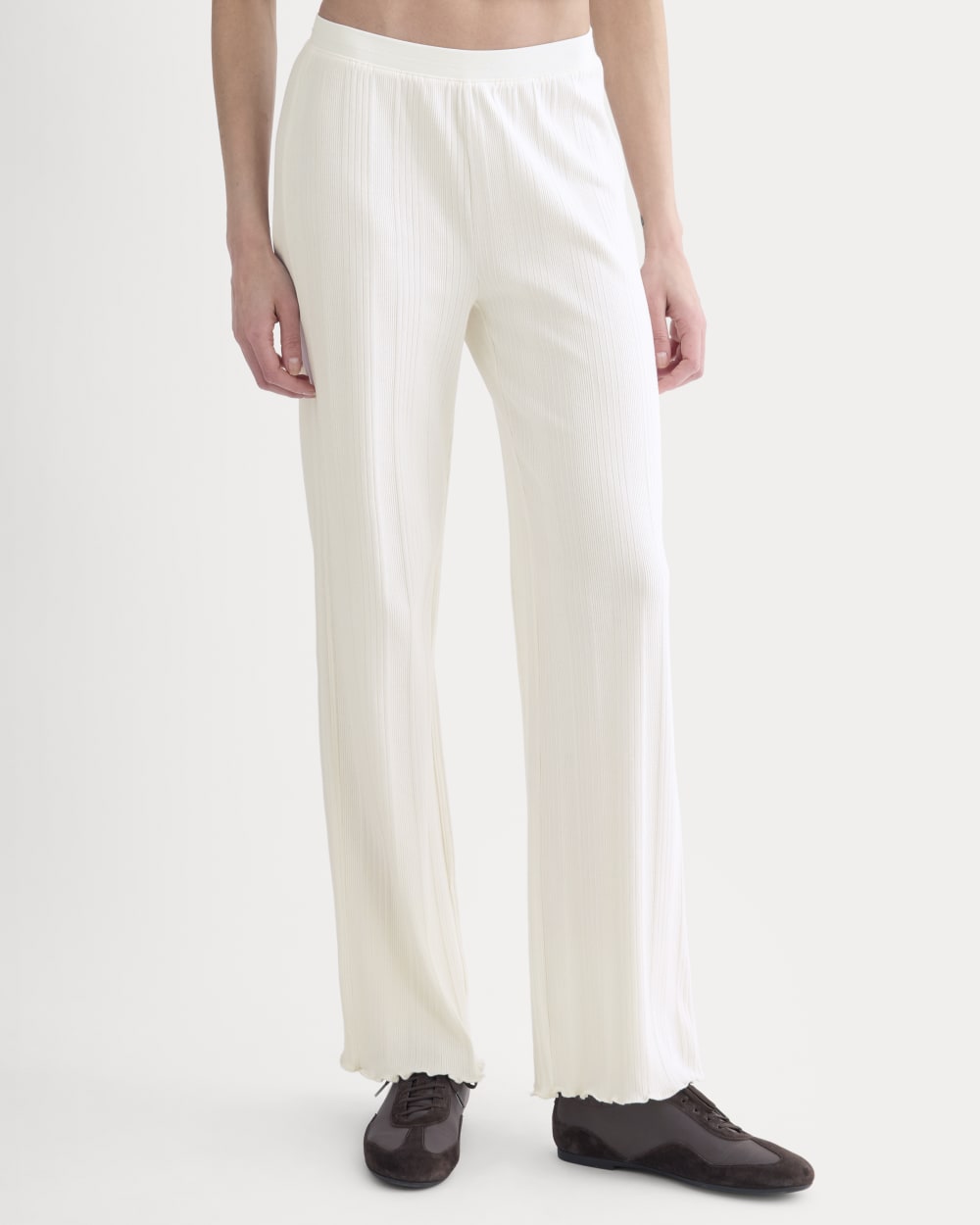 Lounge Rib Pant | Bone
