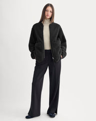 Reversible Teddy Jacket | Black