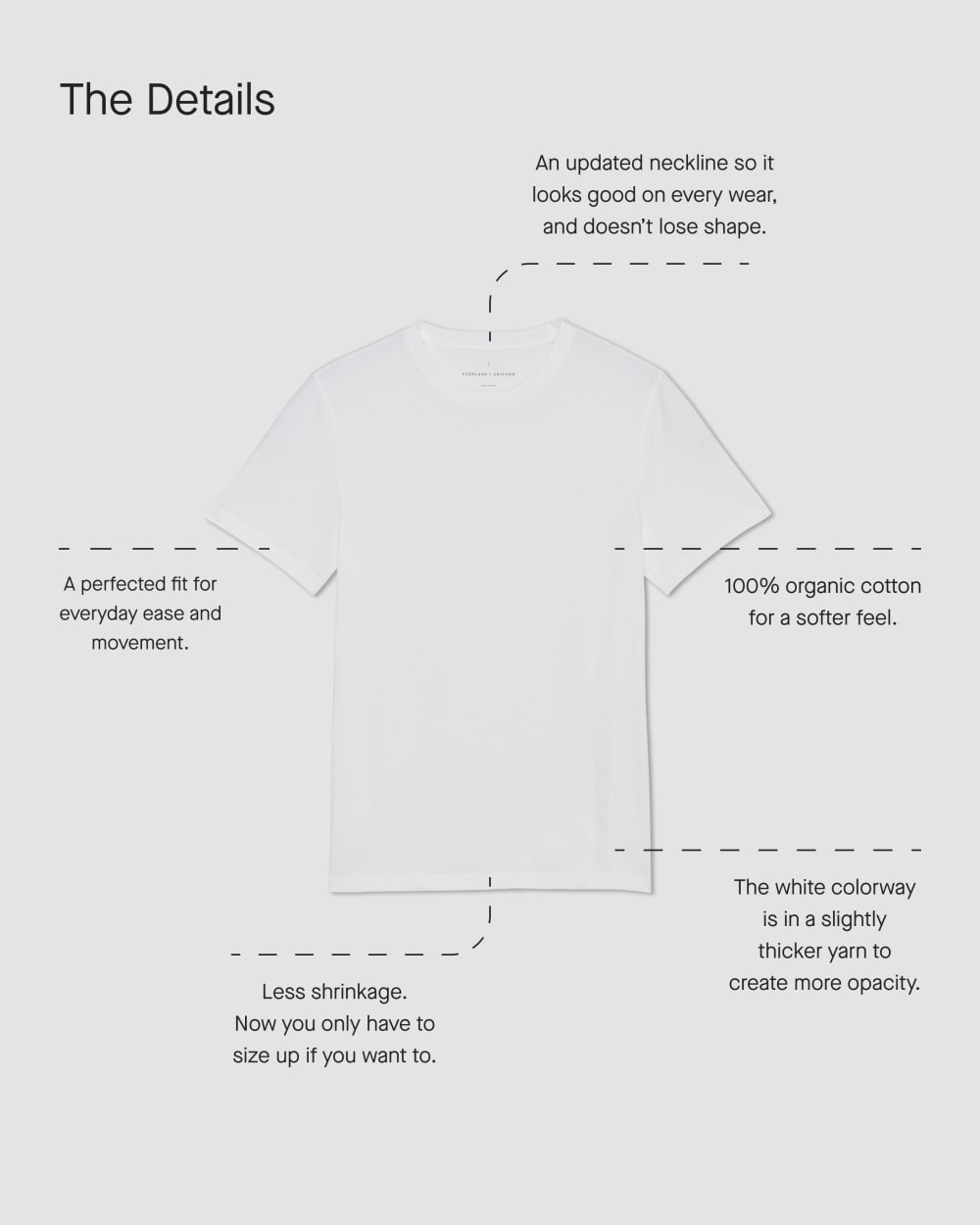 The Essential Organic Crew |  Heathered Grey