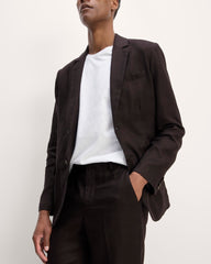 The Linen Blazer | Black