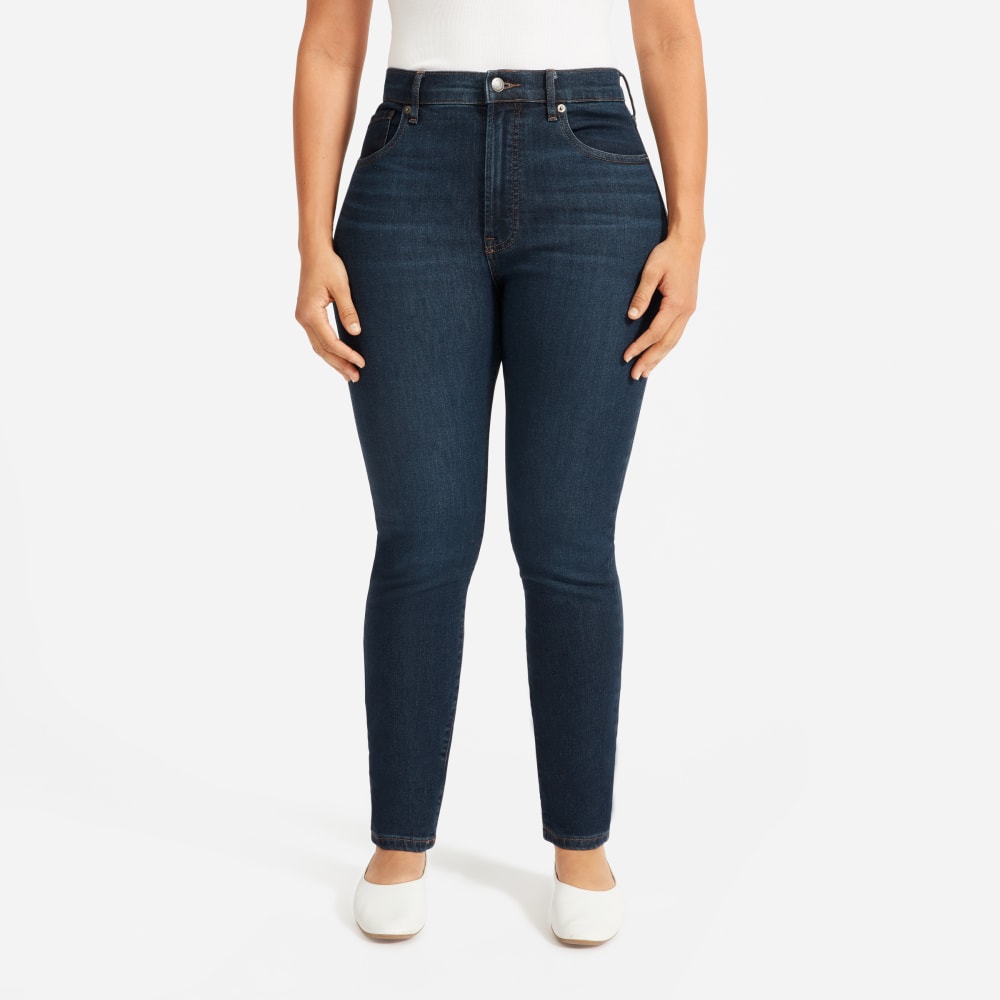The Authentic Stretch High-Rise Skinny | Deep Indigo | 26.5" Inseam