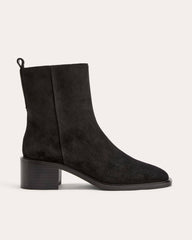 The City Boot | Black Suede
