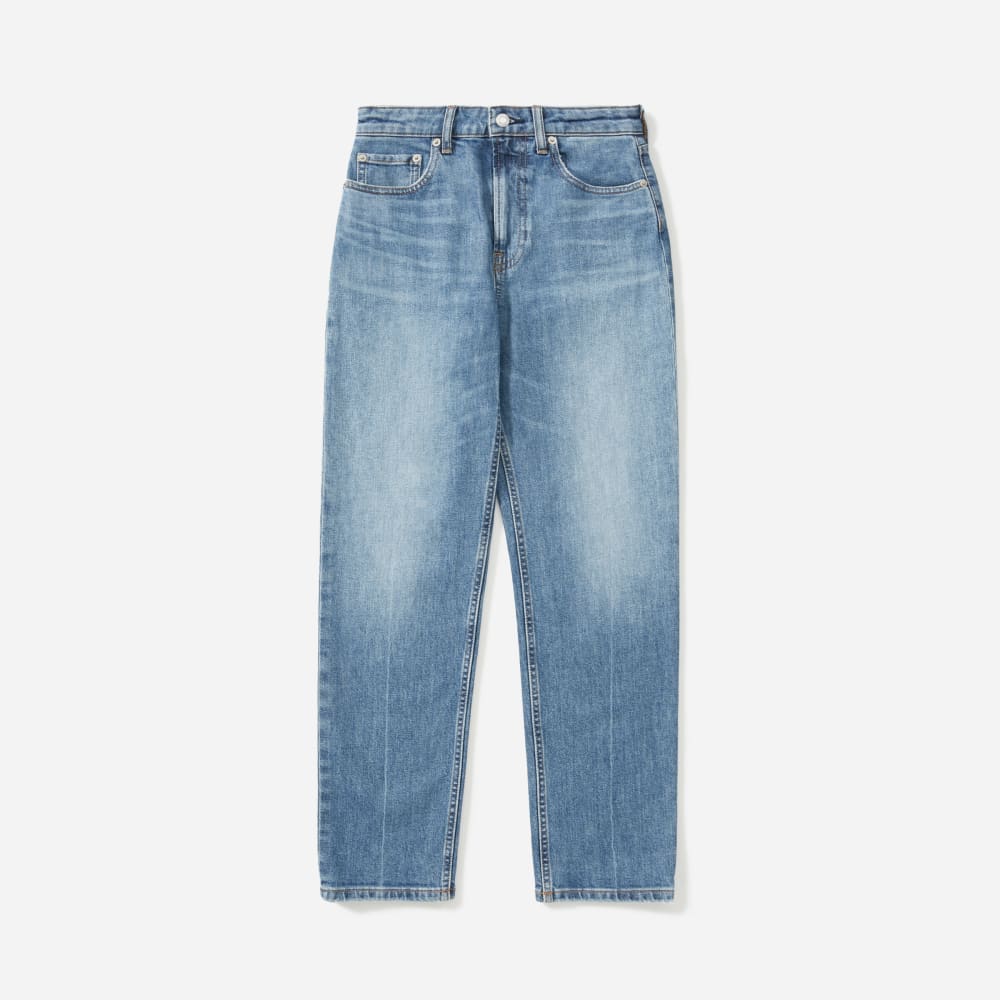 The Super-Straight Jean | Medium Blue Wash | Regular