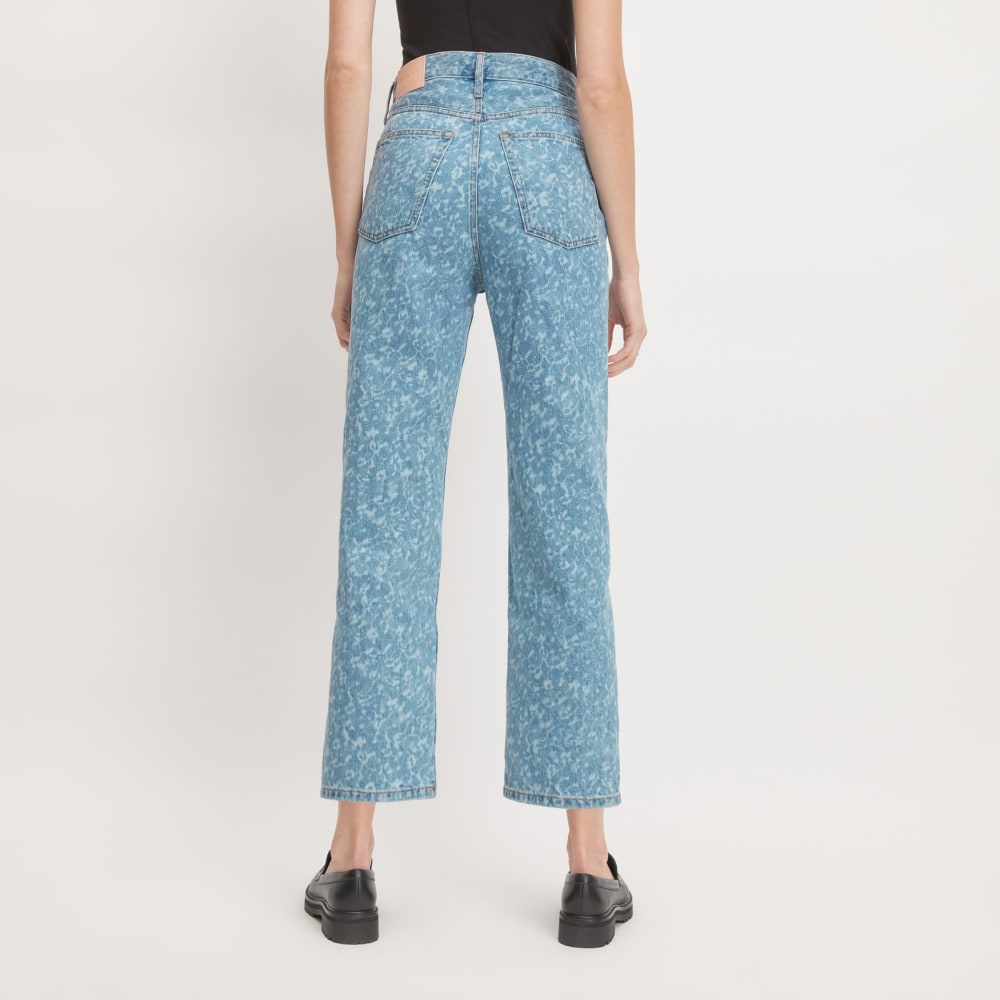 The Rigid Way-High® Jean  | Light Painterly Strokes | 27.5" Inseam