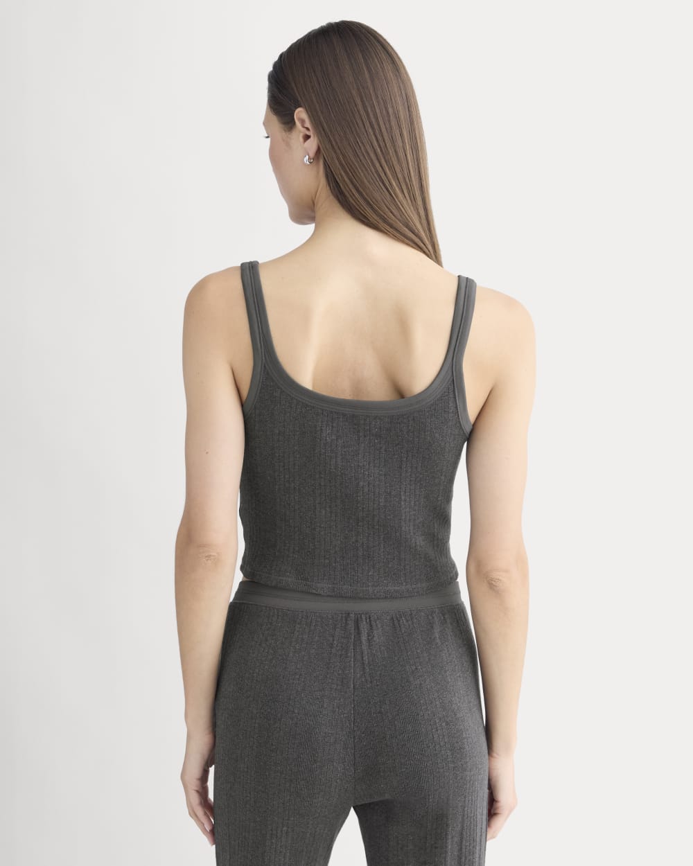 Lounge Rib Tank | Heathered Soot