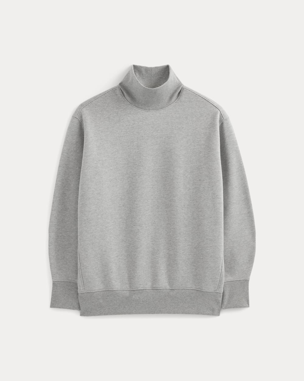 Luxe Fleece Turtleneck | Vintage Heather Grey