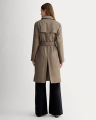 The Modern Trench Coat | Deep Taupe