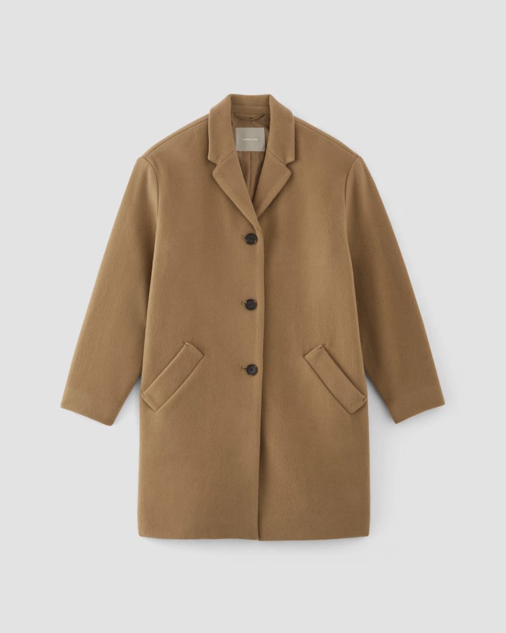 The Italian ReWool® Cocoon Coat | Camel