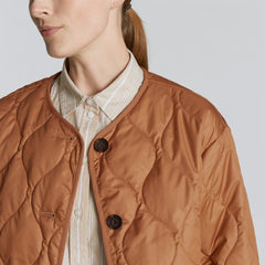 The Quilted Liner | Tawny Brown