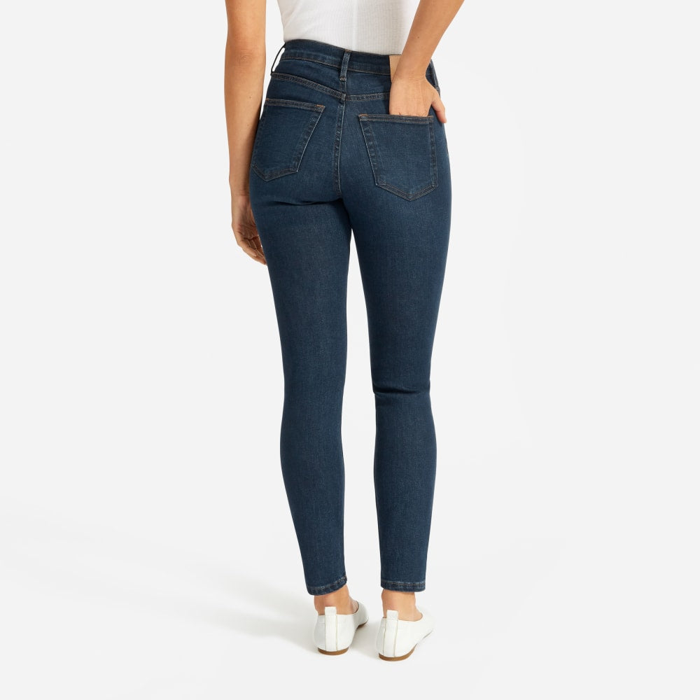 The Authentic Stretch High-Rise Skinny | Deep Indigo | 30.5" Inseam