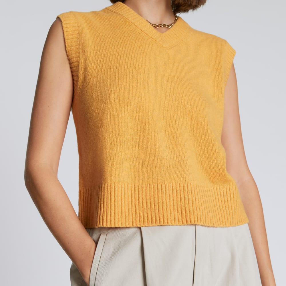 The Cashmere Vest | Kumquat