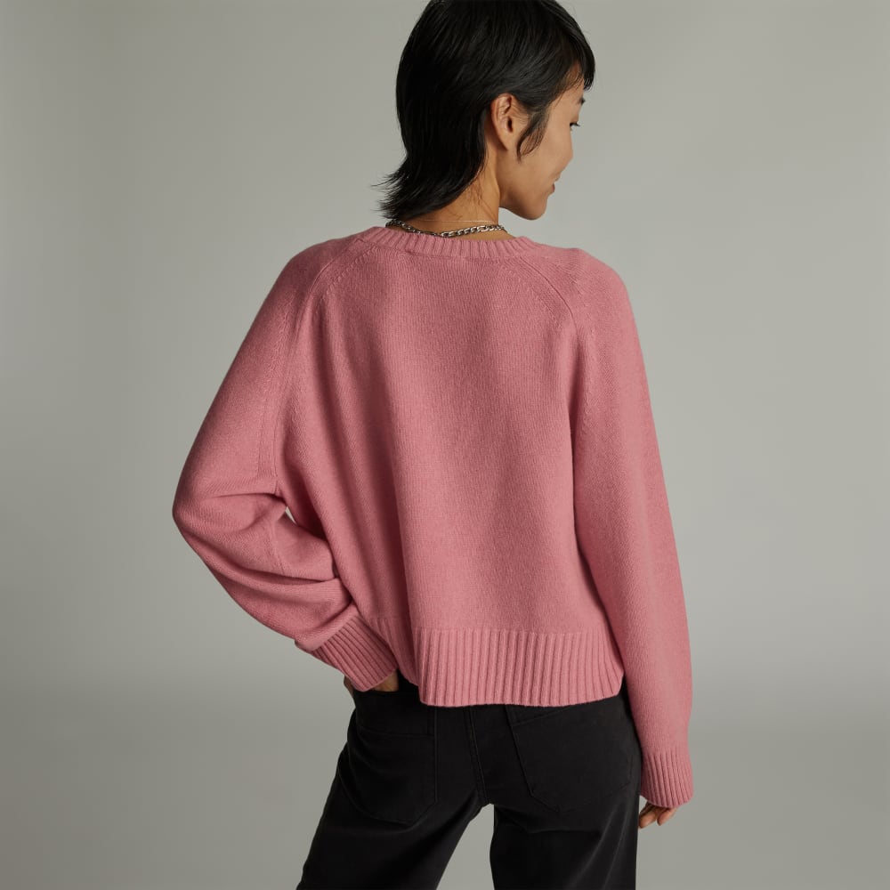 The Cashmere Boxy Crew | Bubblegum