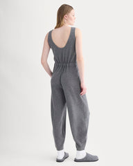 Cashmere Lounge Jumpsuit | Heather Charcoal