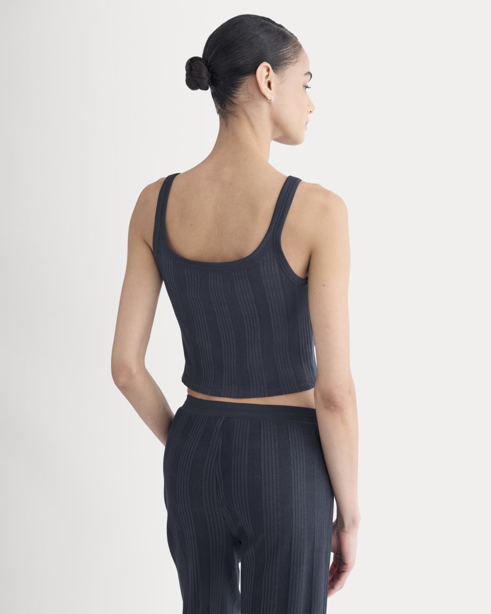 Lounge Rib Tank | Navy