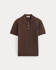 No-Sweat Polo | Dark Mahogany