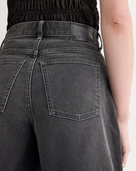 The Long A-Line Denim Short | Night