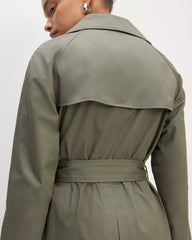 The Trench Coat | Pewter Green