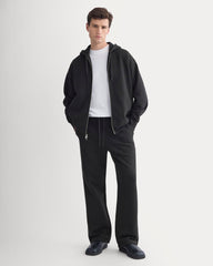 Luxe Fleece Full-Zip Hoodie | Black