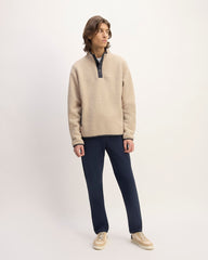 The ReNew Fleece Pullover | Oatmeal
