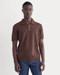 No-Sweat Polo | Dark Mahogany