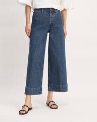 The Mariner Cropped Jean | Ocean Blue