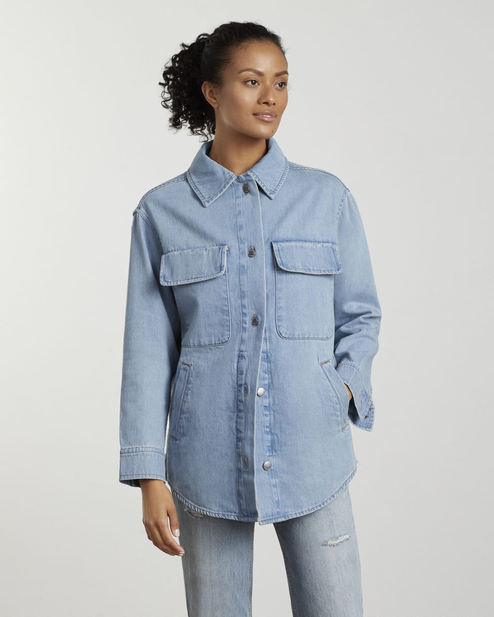 The Denim Shirt Jacket | Myrtle Sky