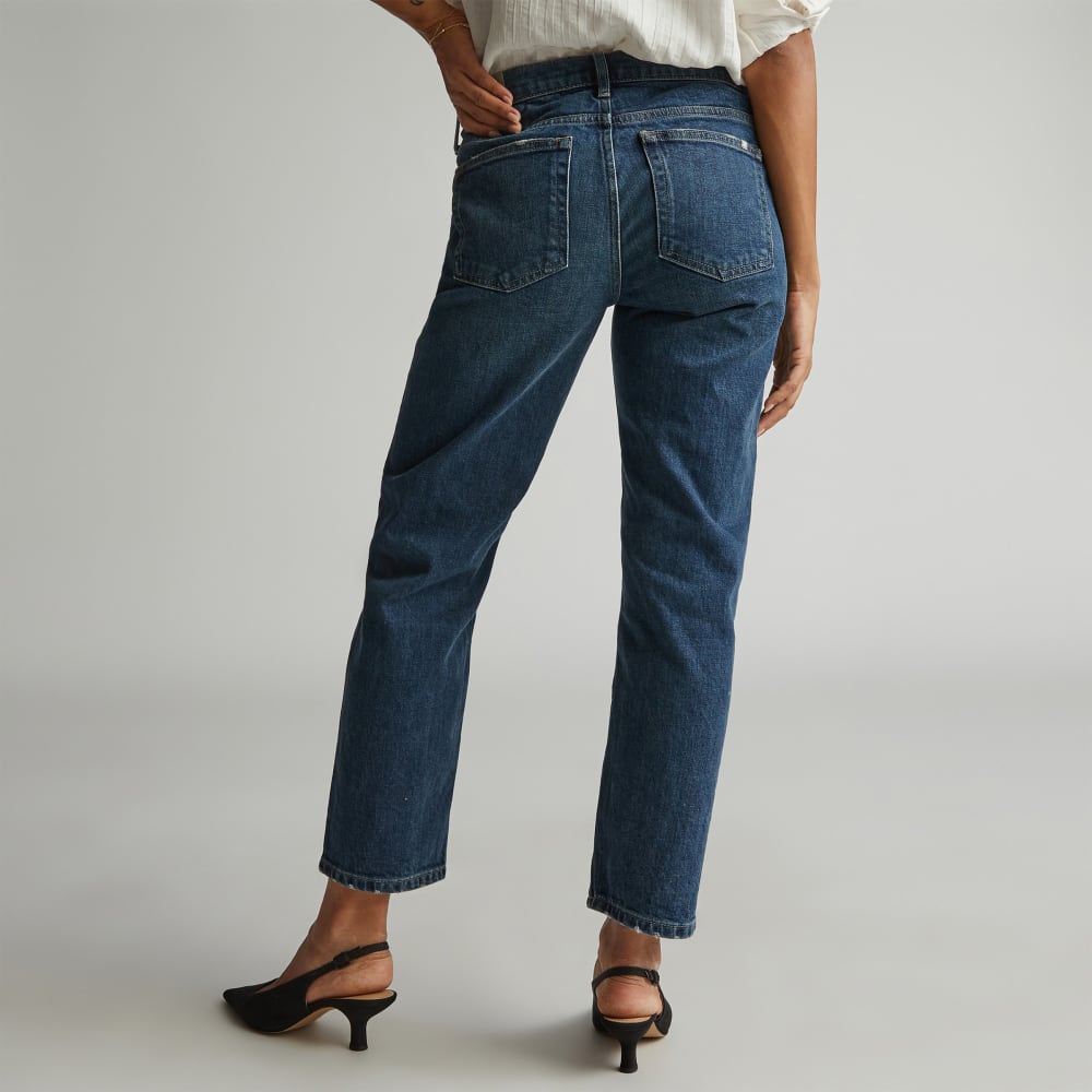 The Low-Rise Shortie Jean | Dark Ink