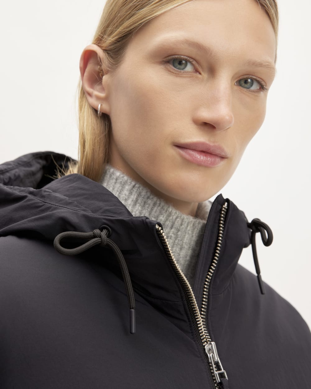 The Long Re:Down® Puffer | Black