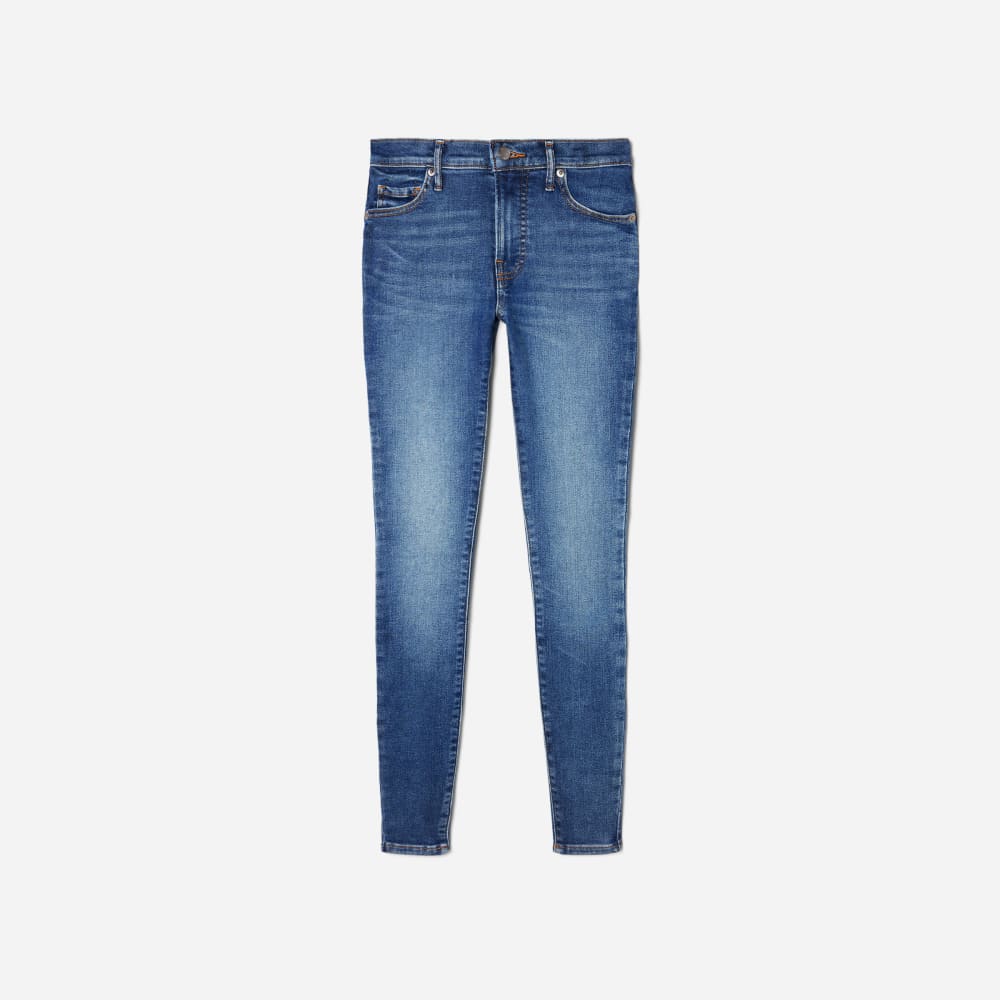 The Mid-Rise Skinny Stretch Jean | Dark Indigo