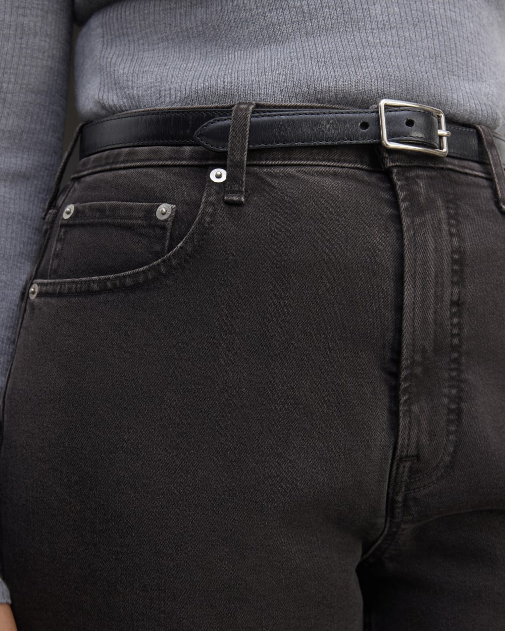 The Cheeky Hourglass Jean | Washed Black | 28.5" Inseam
