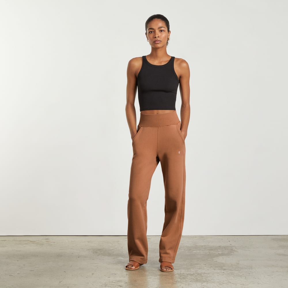 The Track High-Waist Pant | Tawny Brown