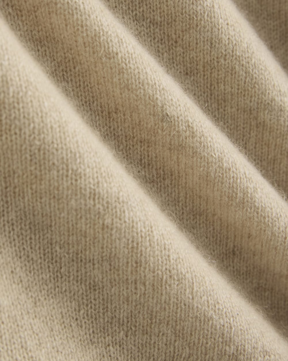 Cashmere Cropped Cardigan | Heather Light Camel