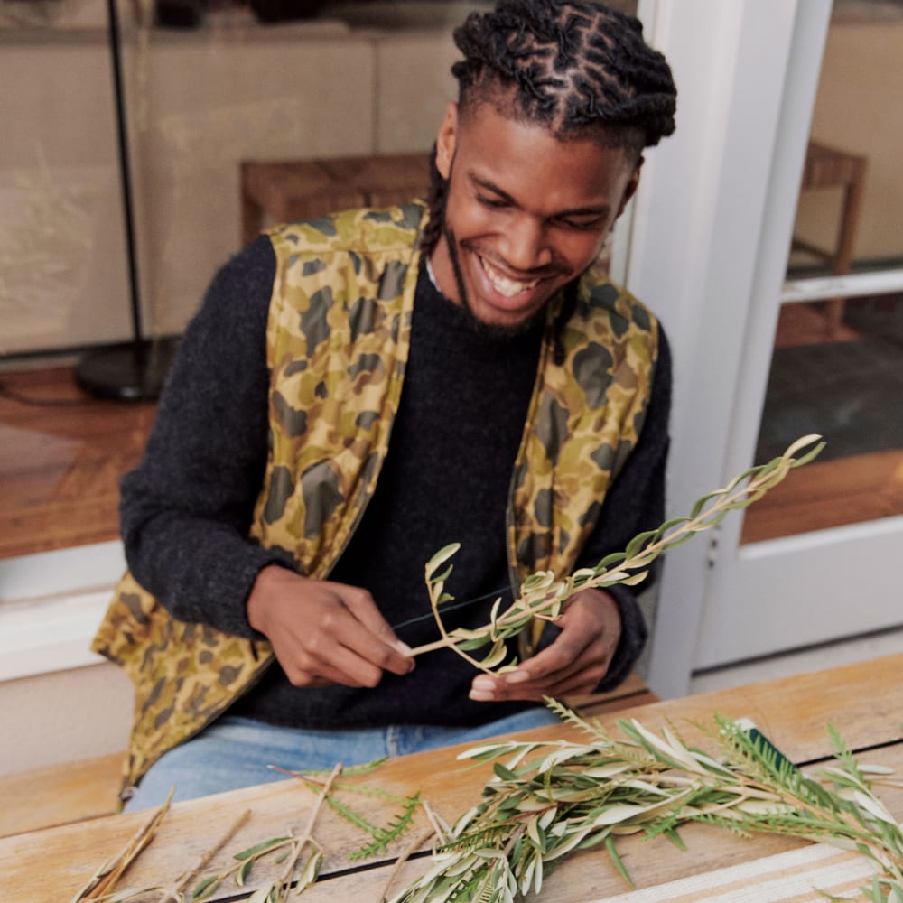 The ReNew Liner Vest | Fennel Seed Camo