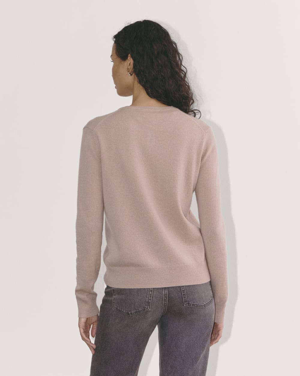 The Classic Cardigan in Cashmere | Dusty Rose