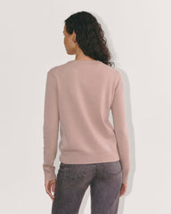 The Classic Cardigan in Cashmere | Dusty Rose