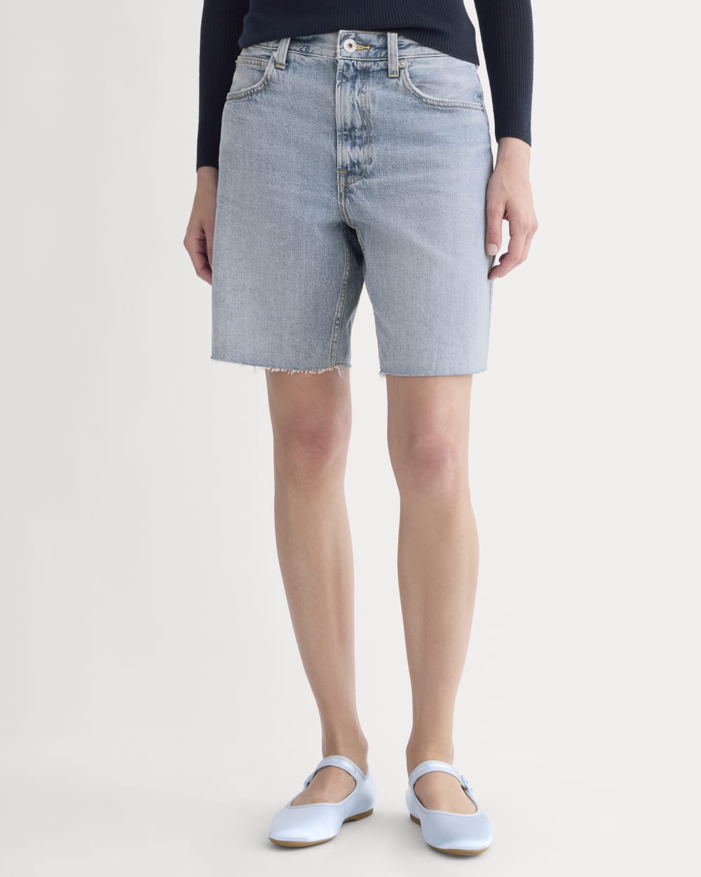 The OG Baggy Jean Short | Light Indigo